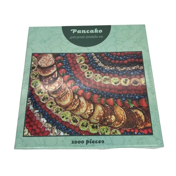 Bonopii Jigsaw Puzzle - Pancako - Pancakes & Fruit - 1000 Pieces - Picture 1 of 4
